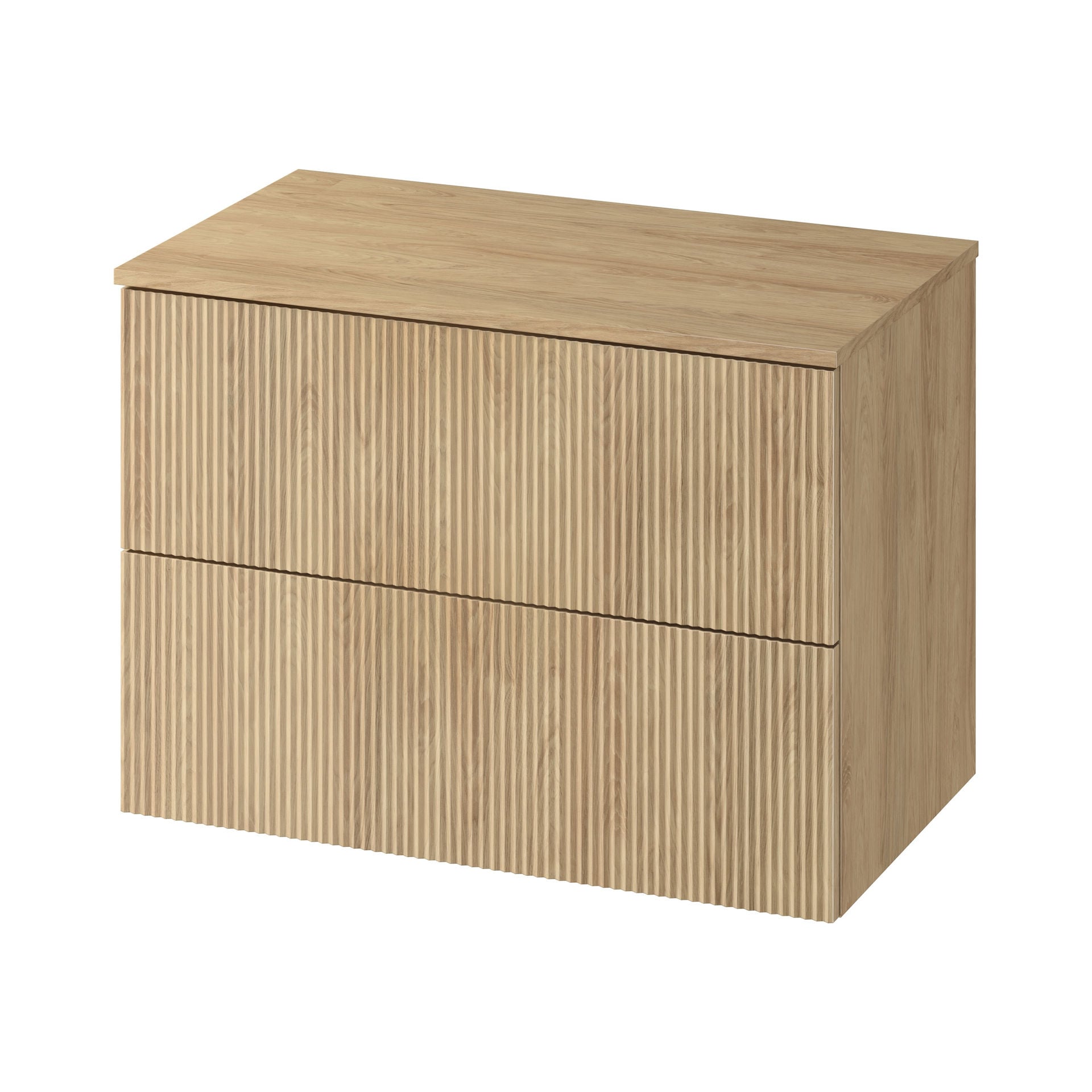 Szafka łazienkowa pod umywalkę Cersanit Costano 80 cm dąb hikora S1044-027 -Dsm