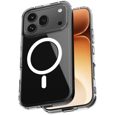Etui CRONG Hybrid Clear Magnetic MagSafe do Honor 600 Pro 5G Przezroczysty