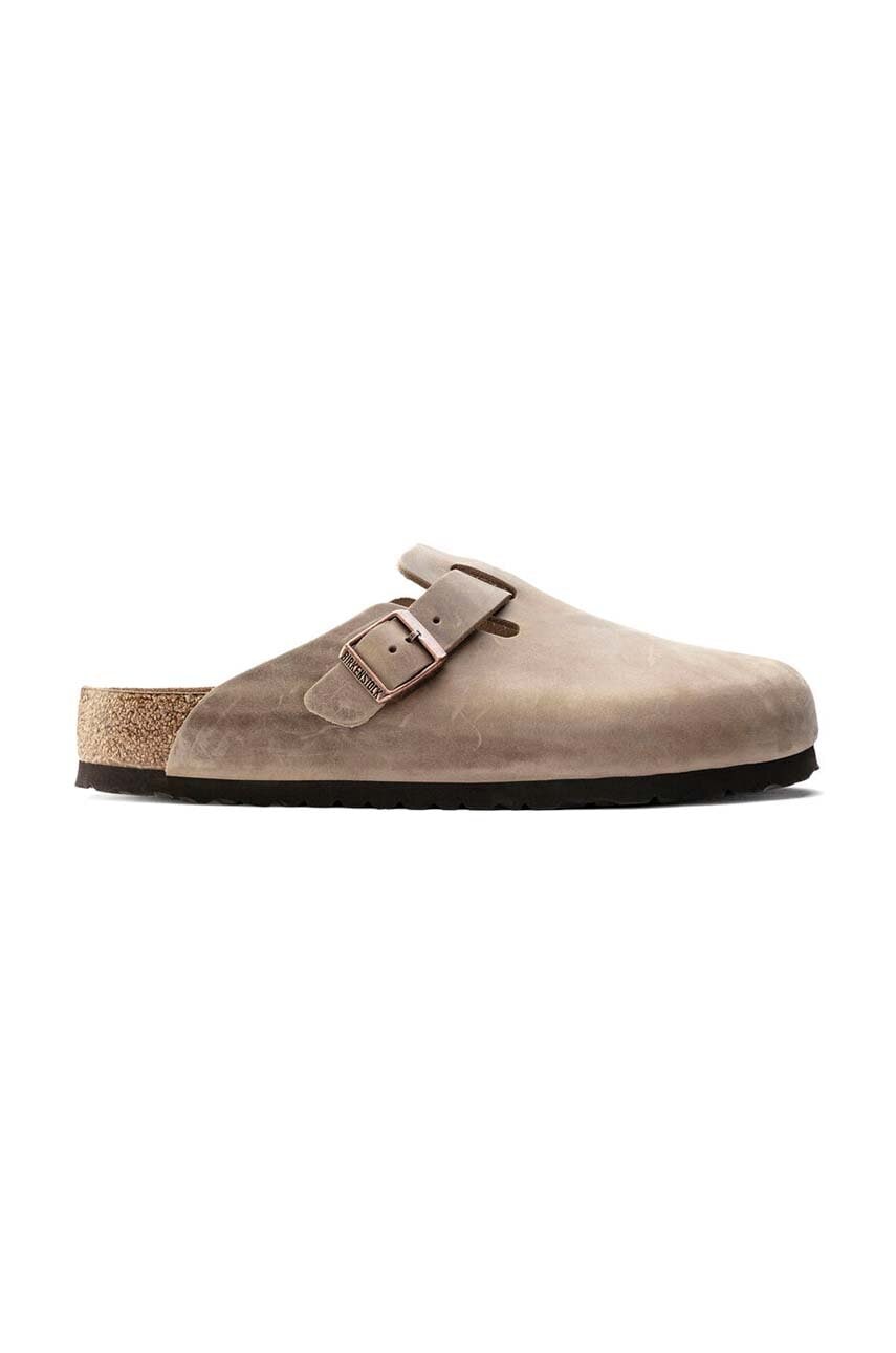 Birkenstock klapki nubukowe Boston SFB