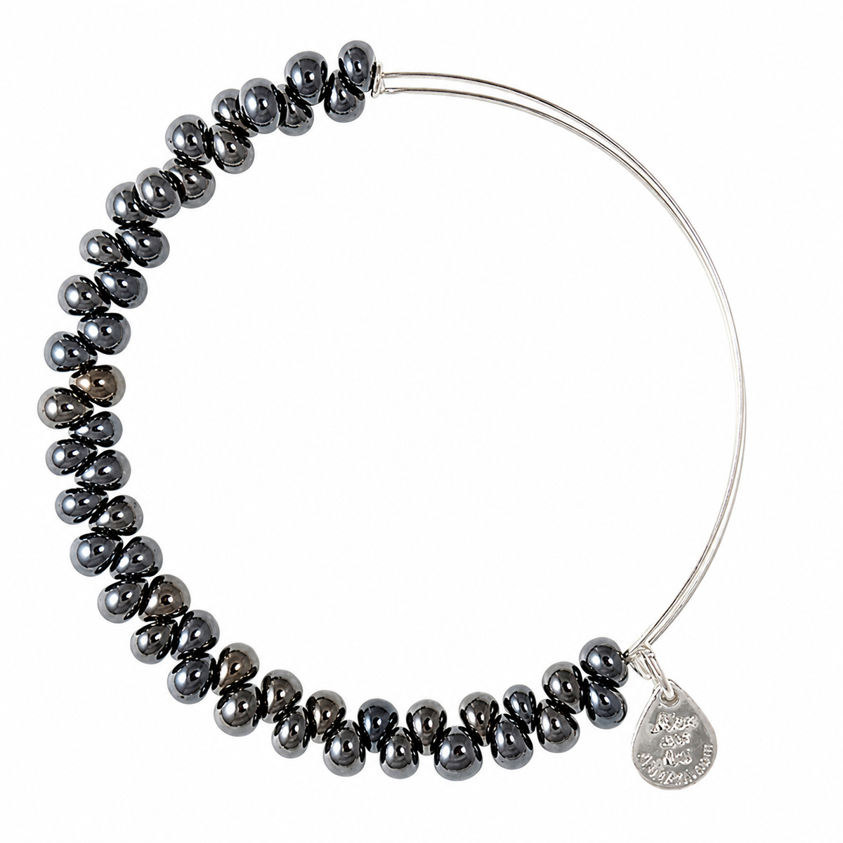JEWELER'S ALEX AND ANI BBEB138S. Bransoletka, Kolor czarny. Kobieta.