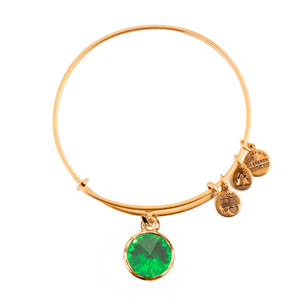 JEWELER'S ALEX AND ANI A12EB247RG. Bransoletka, Kolor zielony. Kobieta.