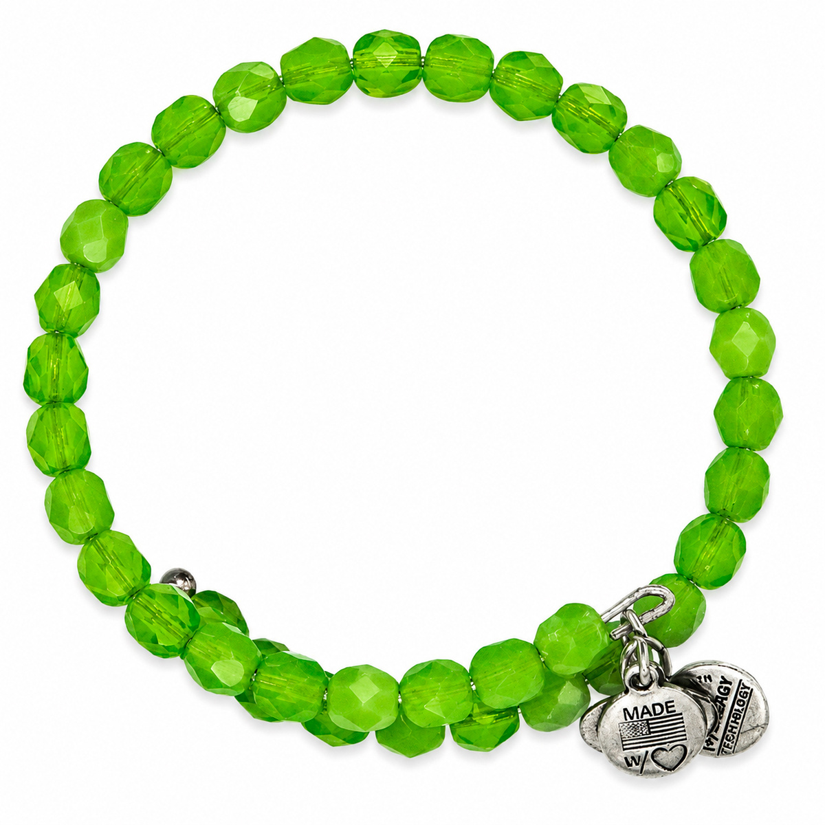 JEWELER'S ALEX AND ANI VW341RS. Bransoletka, Kolor zielony. Kobieta.