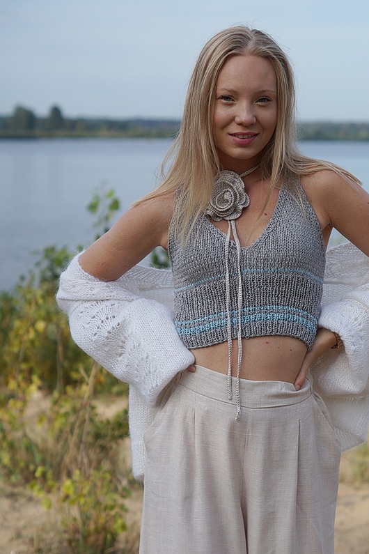 Bawełniany crop top