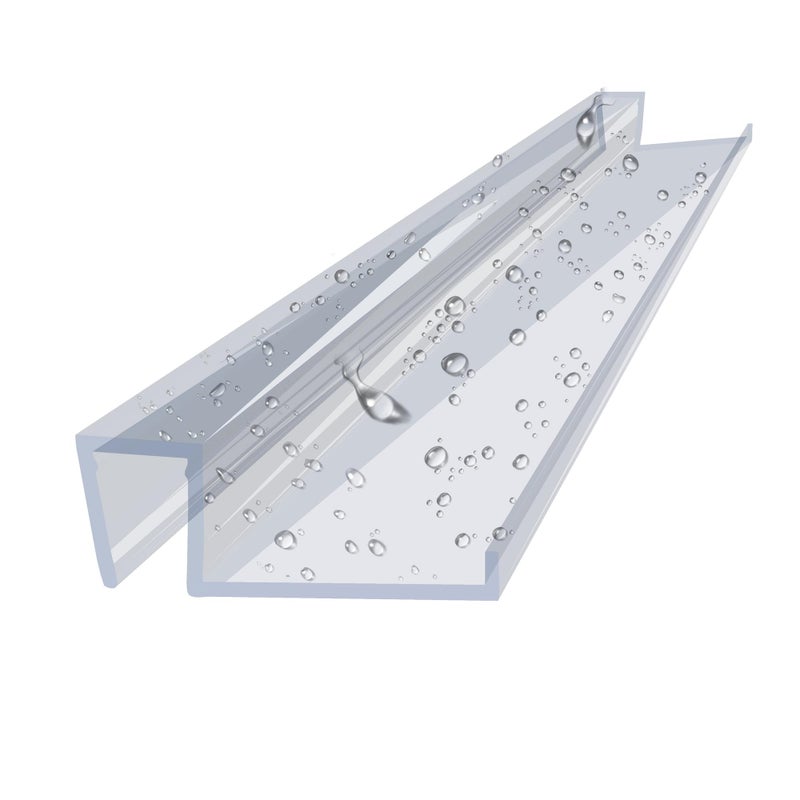 Uszczelka prysznicowa DK08 6-7 mm do kabiny prysznicowej 190 cm PCV transparentna