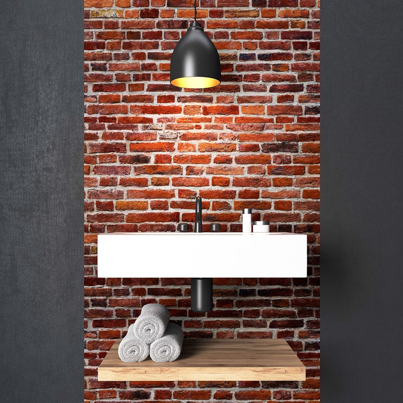Naklejka z efektem tapety - Edinburgh Bricks - 50x50cm