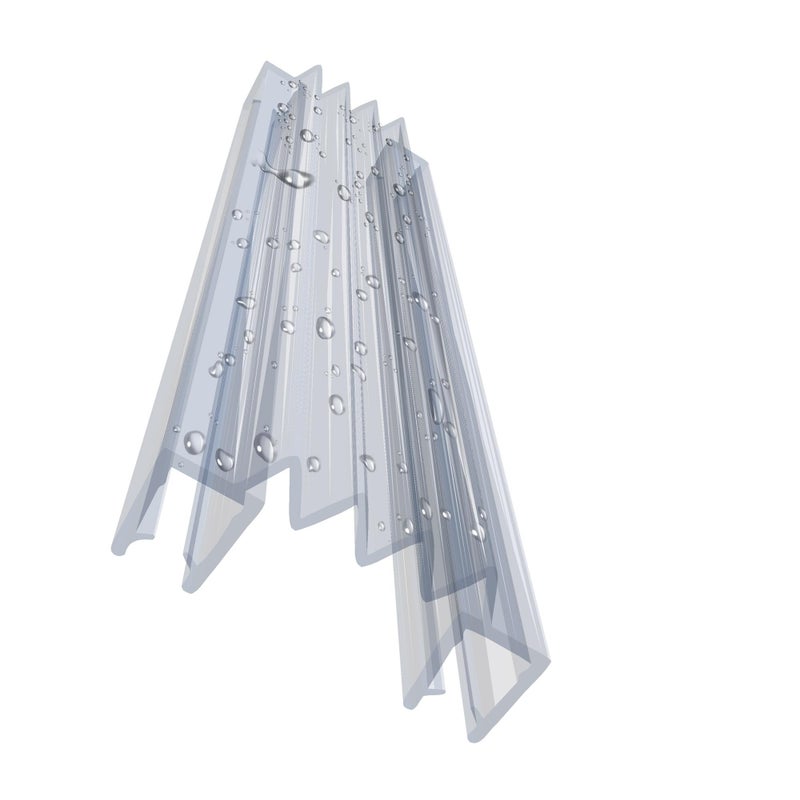 Uszczelka prysznicowa DK12 4-5 mm do kabiny prysznicowej 140 cm PCV transparentna