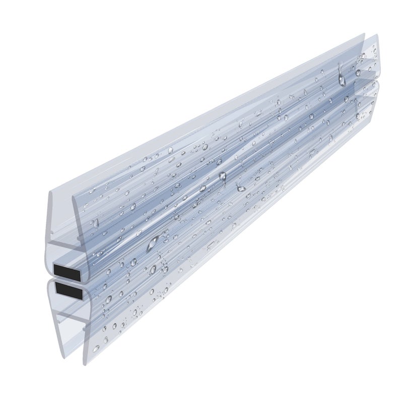 Uszczelka magnetyczna do kabiny prysznicowej DM02 7 mm para 180° 200 cm transparentna