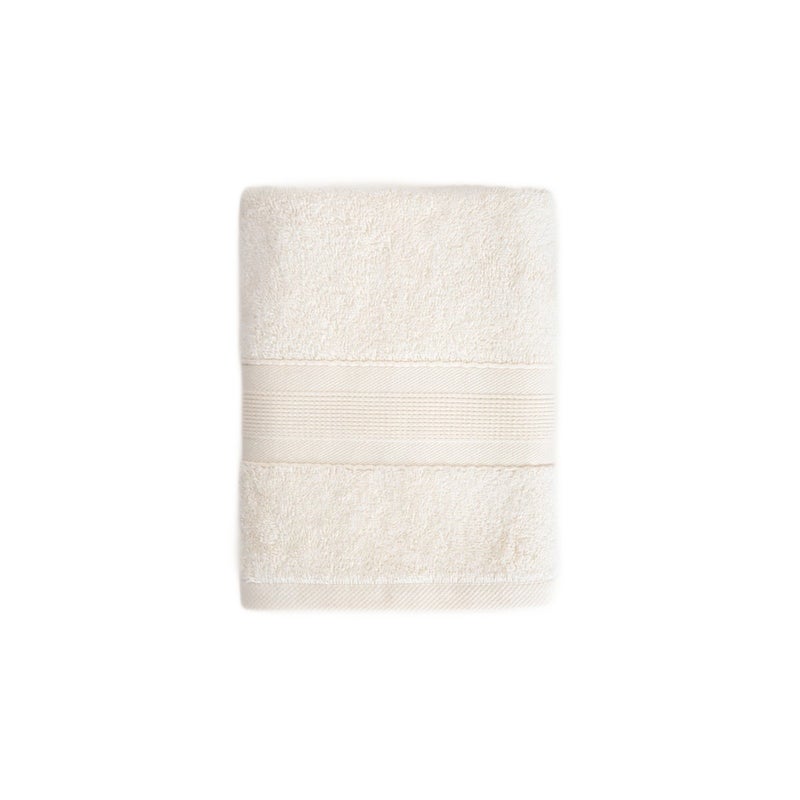 Ręcznik BAMBOO ecru z domieszką bambusa 50x90 cm HOMLA