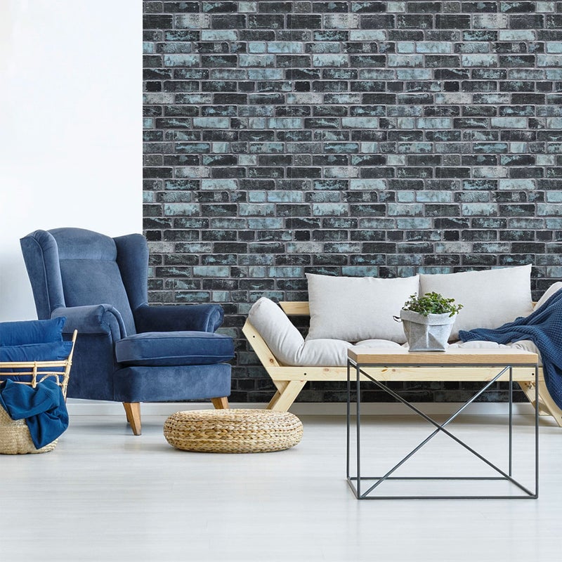 Naklejka z efektem tapety - BIRMINGHAM BRICKS - 50x50cm