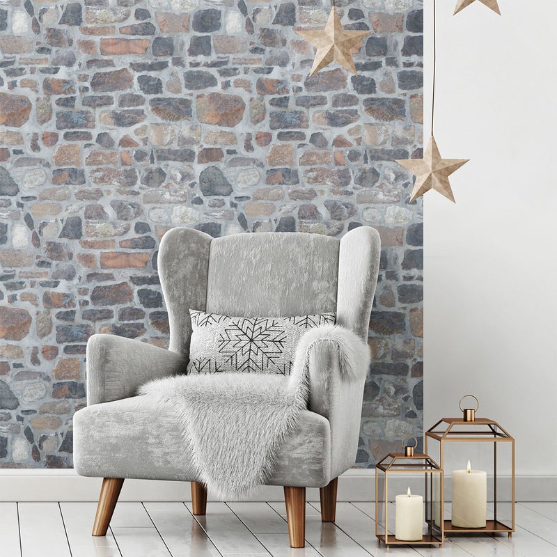 Naklejka z efektem tapety - KAMIENIE GARDU - 40x40cm