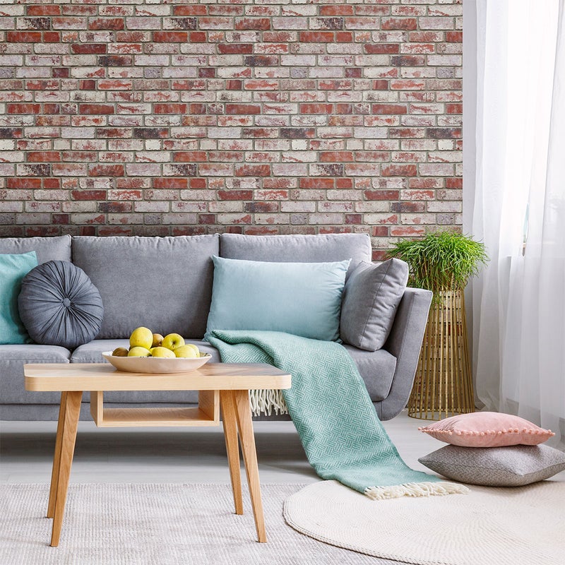 Naklejka z efektem tapety - NOTTINGHAM BRICKS - 60x60cm
