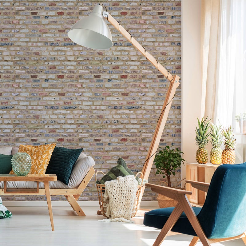 Naklejka z efektem tapety - LEEDS BRICKS - 40x40cm