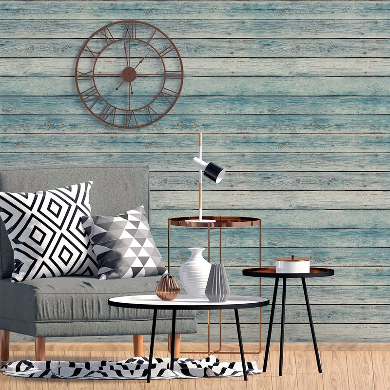 Naklejka z efektem tapety - SEASIDE WOOD - 60x60cm