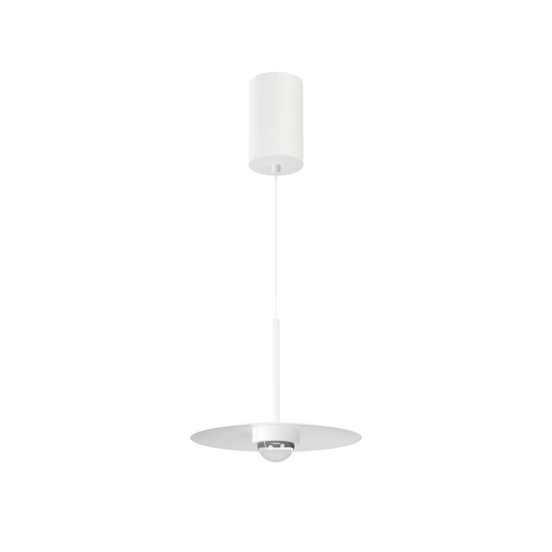 Lampa wisząca MINI HAT SURFACE 8W 3000K, kąt świecenia 70°, kolor biały matowy – nowoczesny i elegancki design do wnętrz – Beneito & Faure