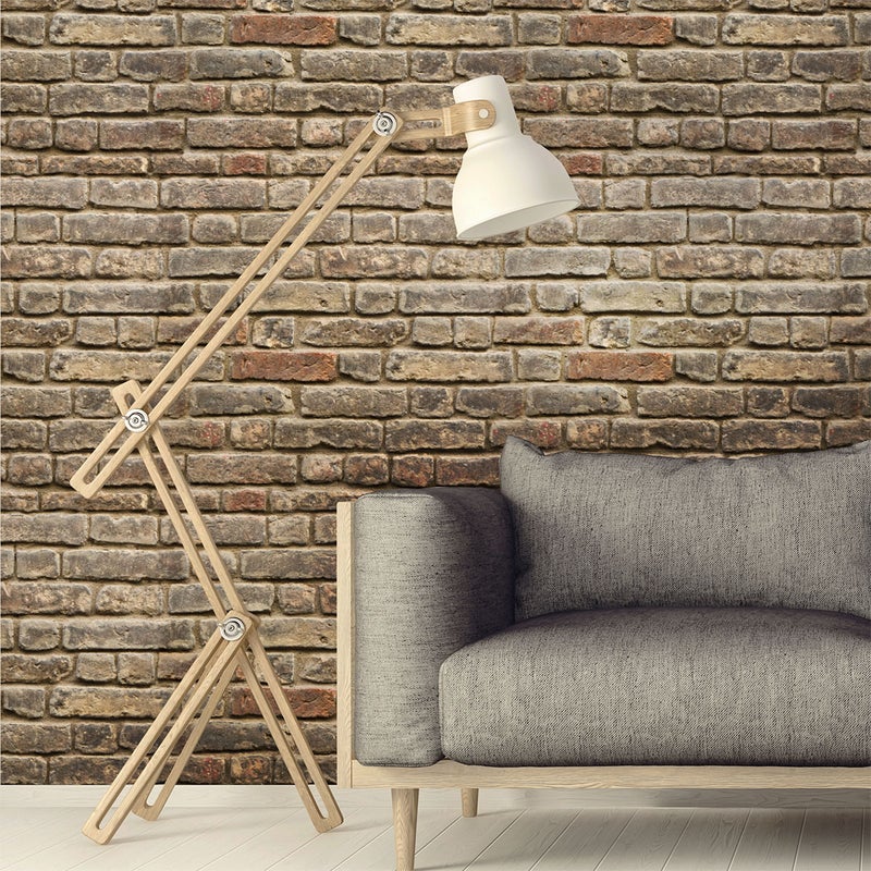 Naklejka z efektem tapety - OXFORD BRICKS - 40x40cm