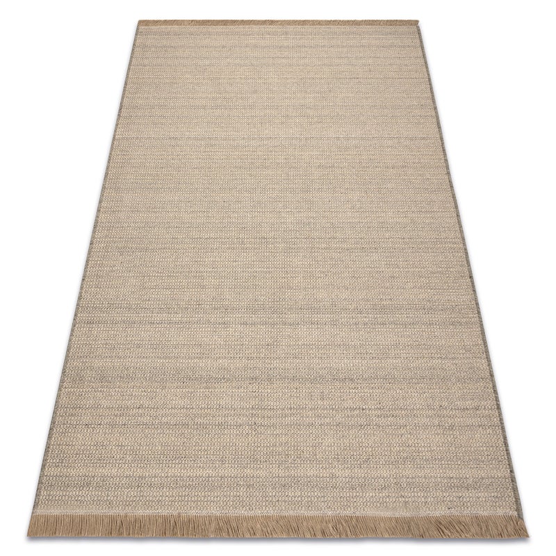 Dywan wełniany VILLA 8986/79500 Melanż SIZAL, płaskotkany beż / szary 160x220 cm