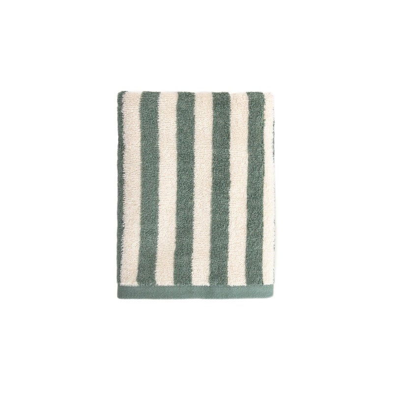 Ręcznik LISTRA w pistacjowe paski 50x90 cm HOMLA