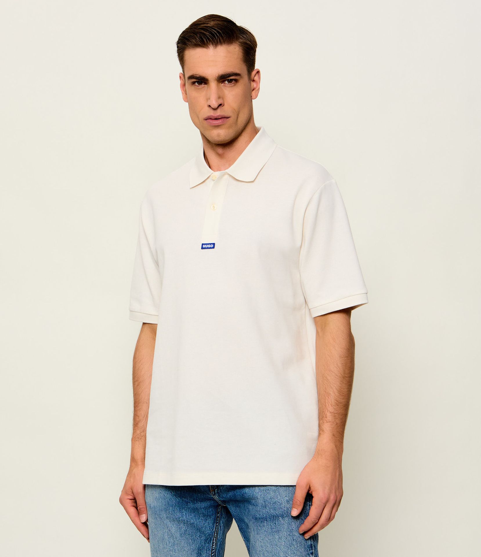 Hugo Blue Polo Nolitos Regular Fit pique