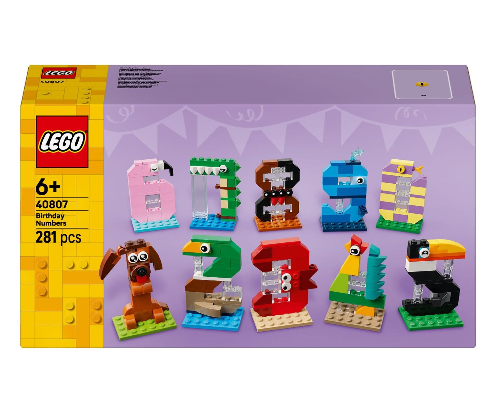 LEGO ICONIC 40807 Urodzinowe cyferki