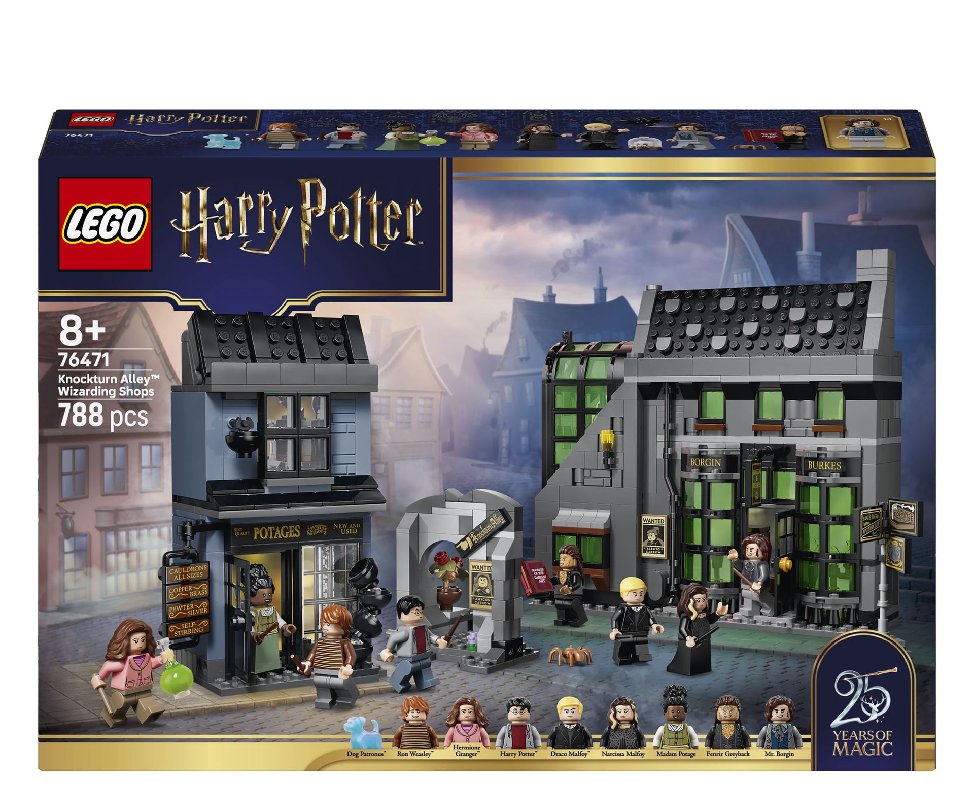 LEGO HARRY POTTER 76471 Magiczne sklepy na ulicy śmiertelnego nok