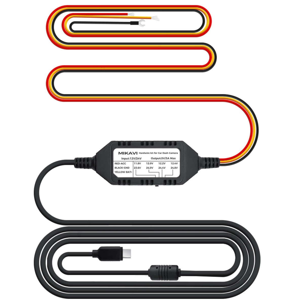 Zasilacz trybu parkingowego 3A Regulacja napięcia ochronnego - > USB-C