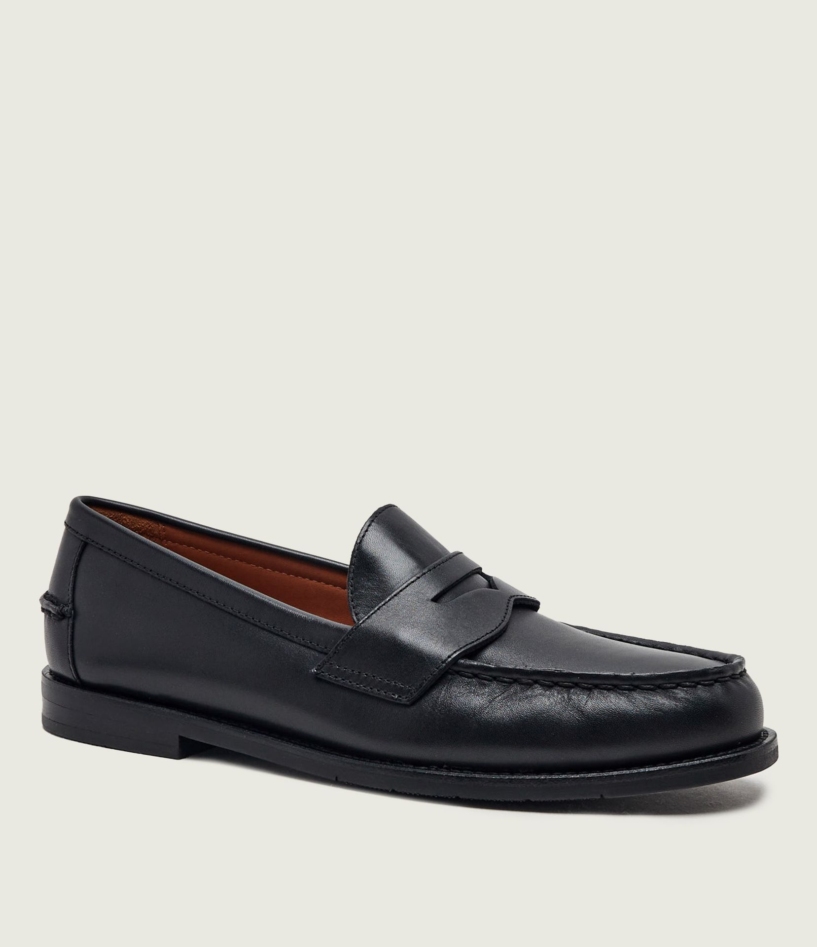 POLO RALPH LAUREN Skórzane loafersy ALSTON PENNY