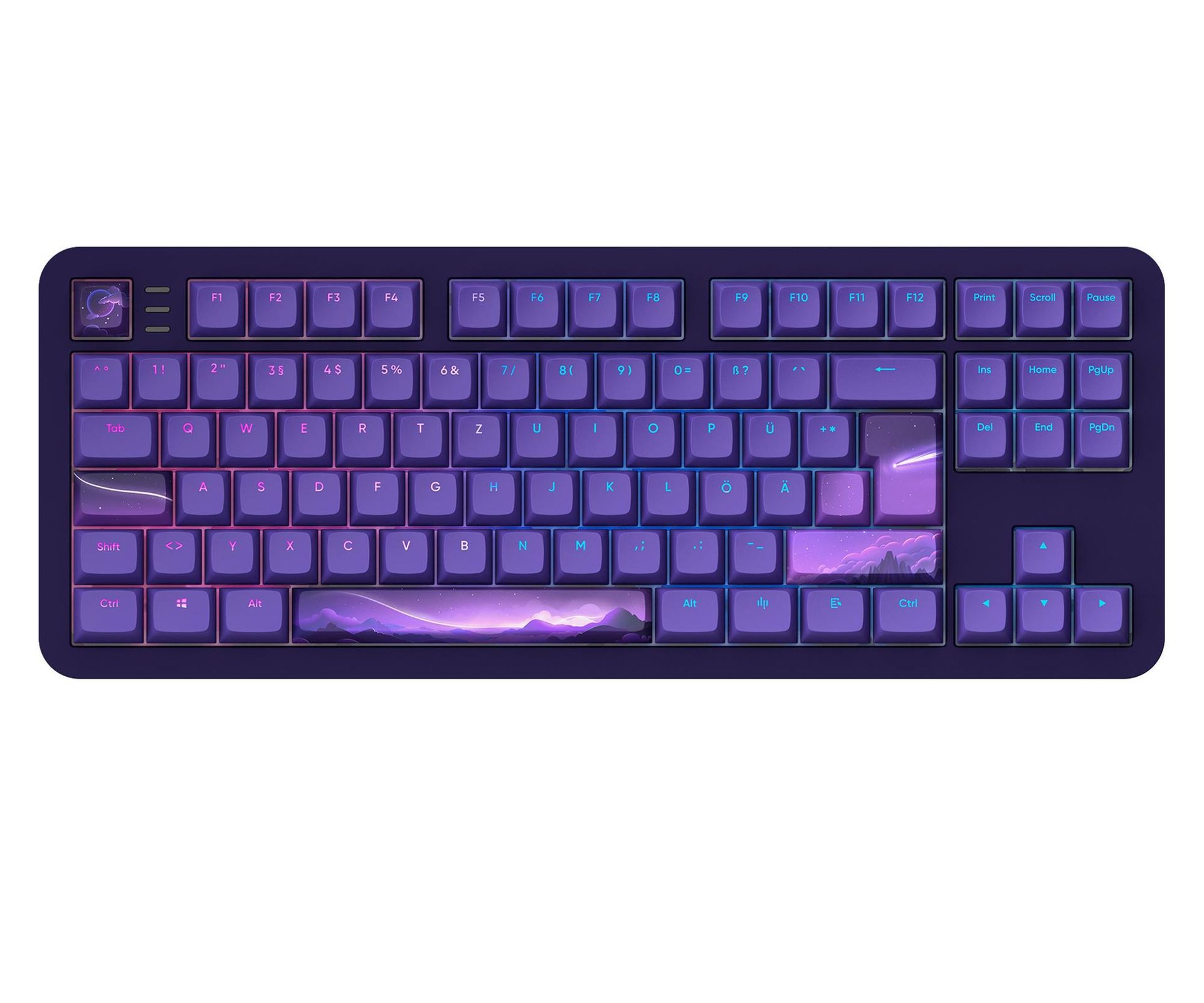 Dark Project ALU87B Celestial ISO DE Multilingual Support DPKB_CELESTIAL_87_ISO