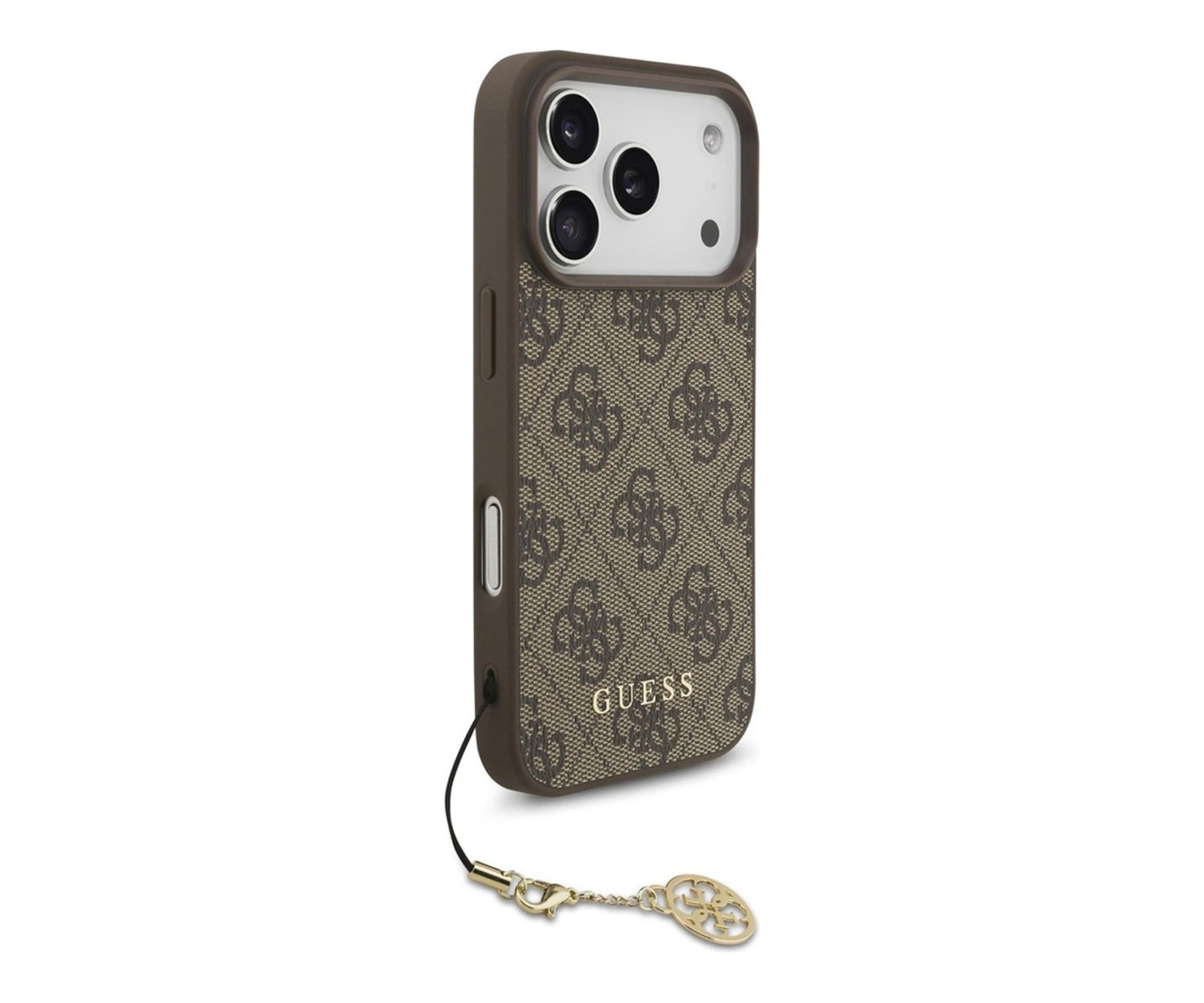 Guess 4G Charms Collection MagSafe do iPhone 17 Pro brązowy