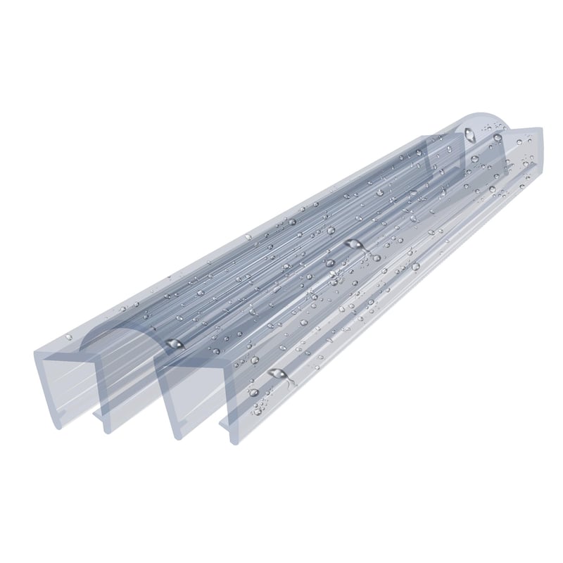Uszczelka prysznicowa DK11 4 mm do kabiny prysznicowej 70 cm PCV transparentna