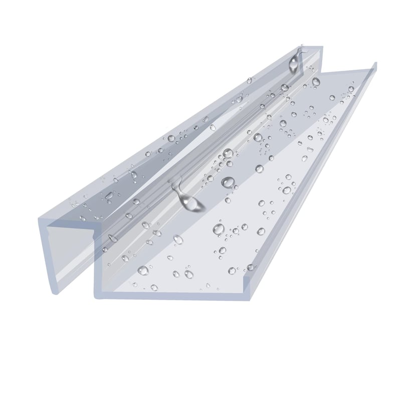 Uszczelka prysznicowa DK08 6 mm do kabiny prysznicowej 70 cm PCV transparentna