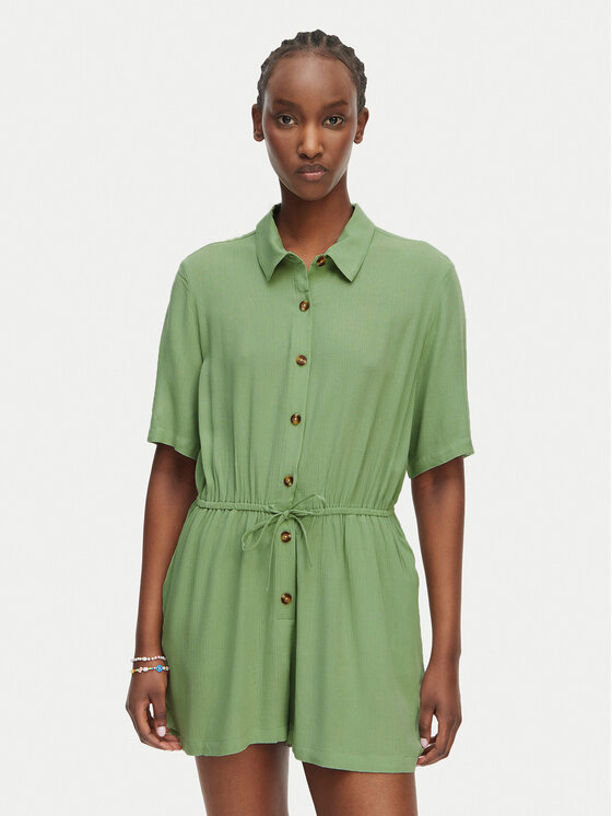 Roxy Kombinezon Real Tomorrow ERJWO03010 Zielony Regular Fit