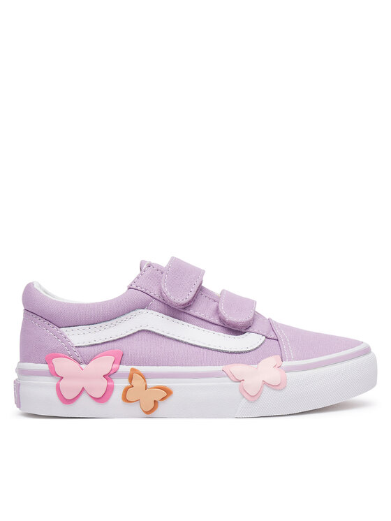 Vans Tenisówki Old Skool V Butterfly VN000EBRFSF1 Fioletowy