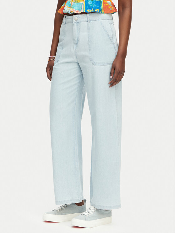 Roxy Jeansy Seaside View ERJDP03308 Niebieski Straight Leg
