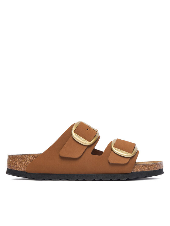Birkenstock Klapki Arizona Big Buckle 1032989 Brązowy jasny