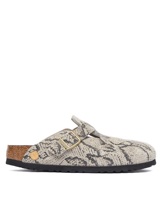 Birkenstock Klapki Boston 1033086 Kremowy