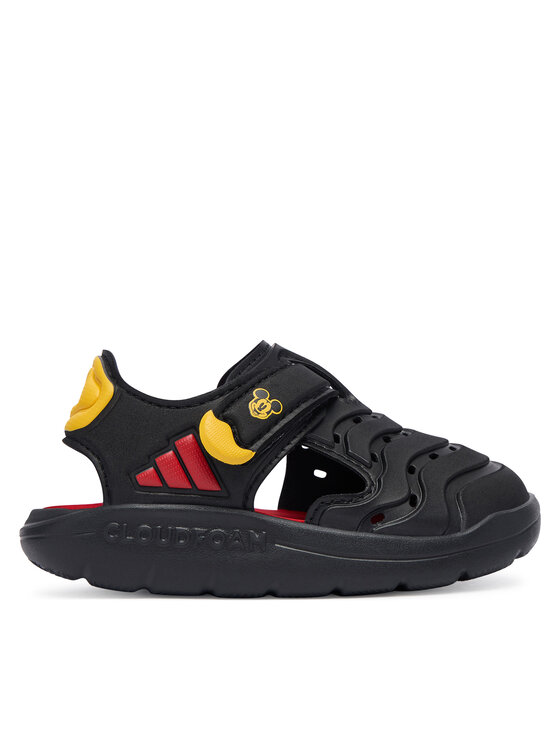 adidas Sandały Disney Mickey Mouse JQ4399 Czarny