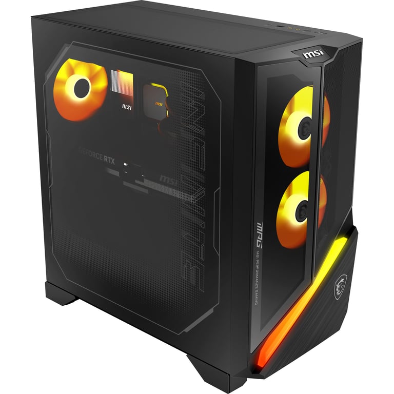 MSI MPG Infinite Z3 X3D 7NVRR7-875EU AMD Ryzen™ 7 7800X3D 32 GB DDR5-SDRAM 1 TB SSD NVIDIA GeForce RTX 5070 Windows 11 Home Desktop PC Czarny