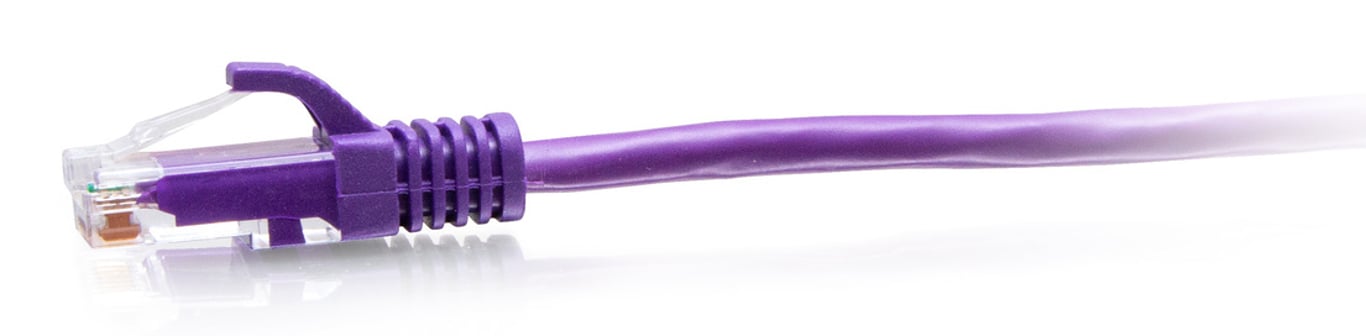 C2G C2G30190 kabel sieciowy Fioletowy 1,52 m Cat6a U/UTP (UTP)