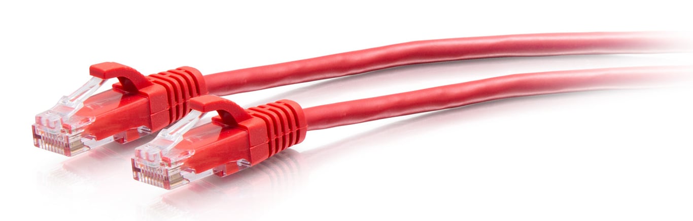 C2G C2G30162 kabel sieciowy Czerwony 1,52 m Cat6a U/UTP (UTP)