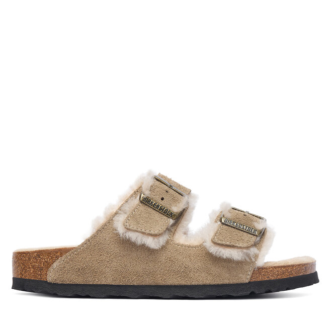 Klapki Birkenstock Arizona Shearling 1028293 Beżowy