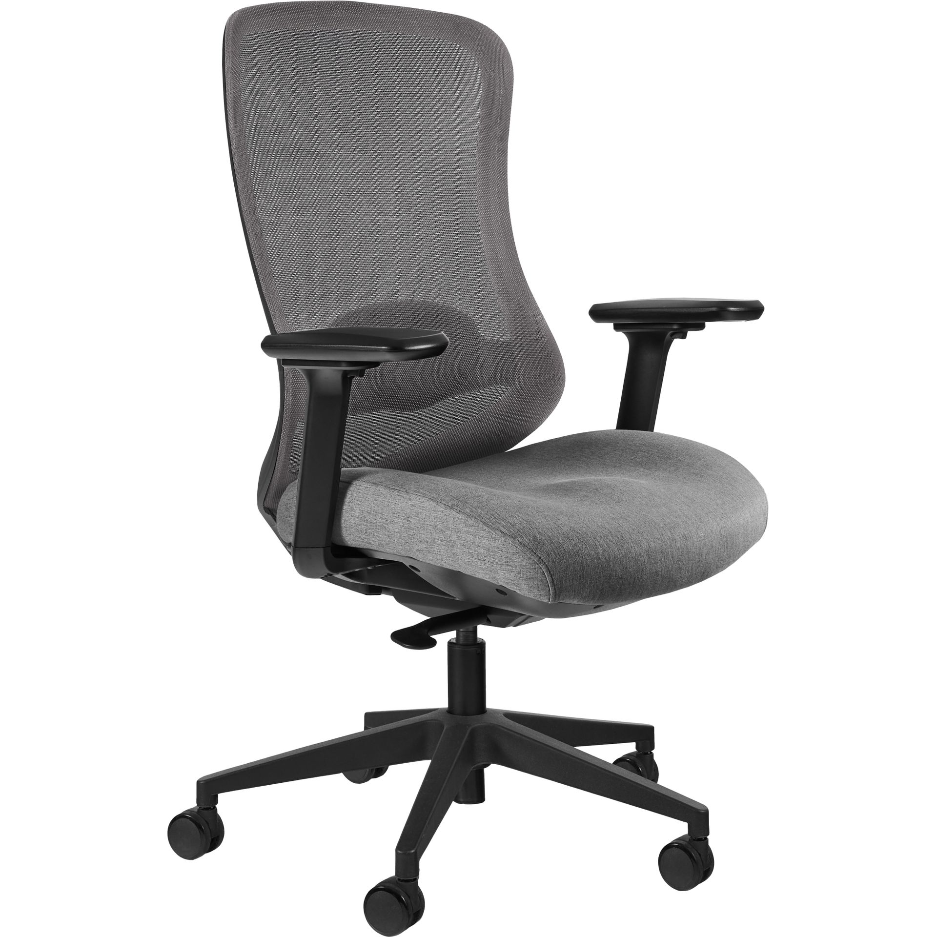 Unique Fotel Obrotowy Ergonomiczny Adapta Bez Zagłówka Siatka CB-02 Grey / tkanina HZ-09 Grey Siatka CB-02 Grey / Tkanina HZ-09 Grey