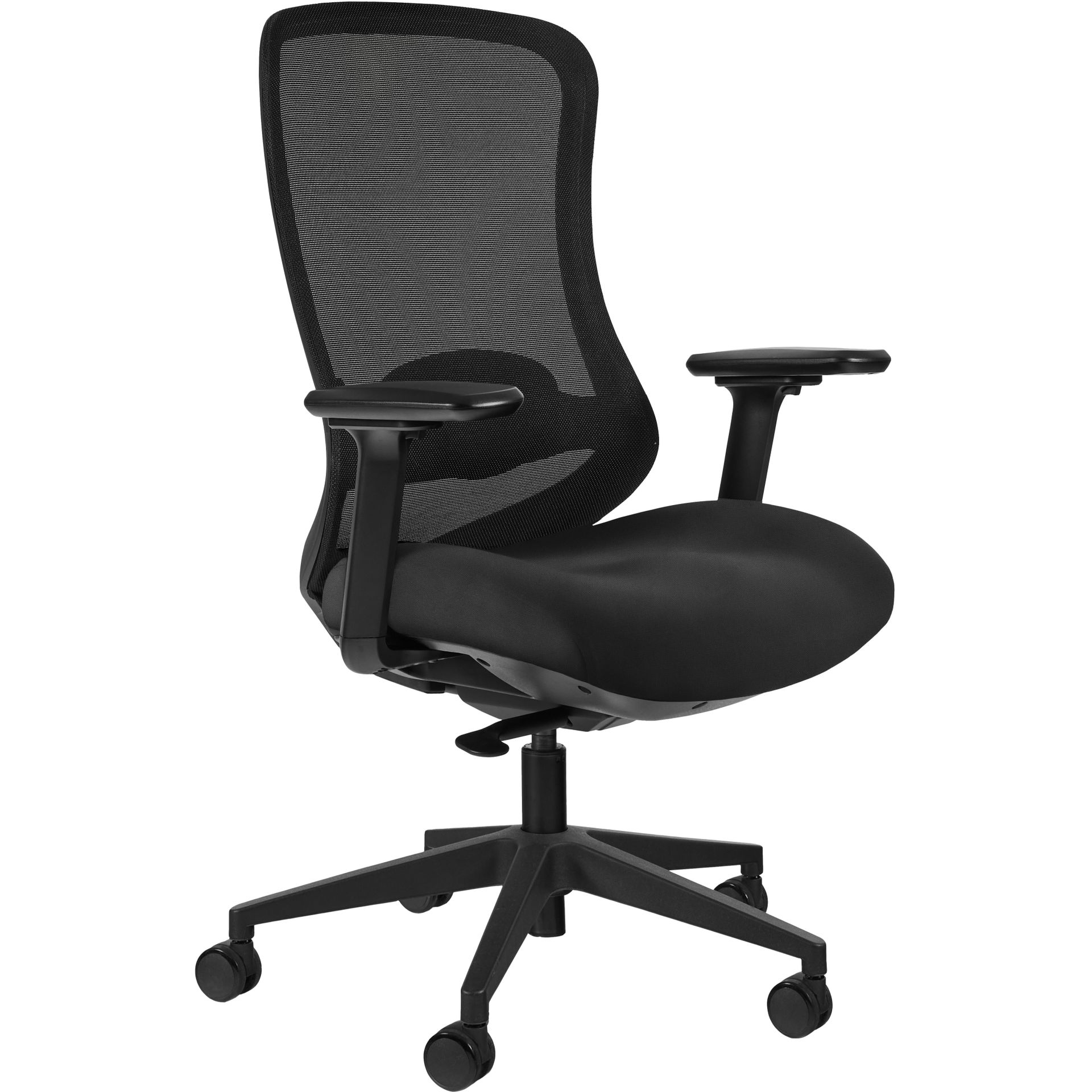 Unique Fotel Obrotowy Ergonomiczny Adapta Bez Zagłówka Siatka CB-01 Black / tkanina HZ-08 Black Siatka CB-01 Black / Tkanina HZ-08 Black