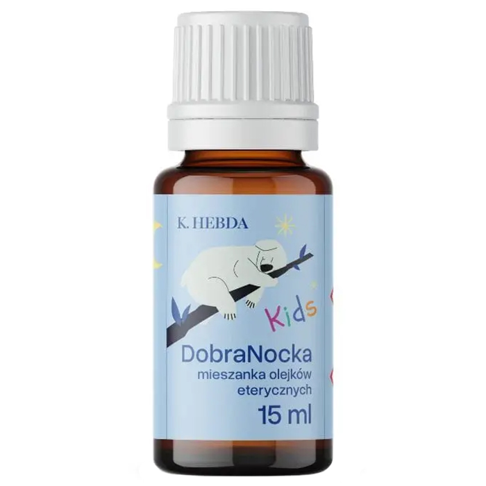 Hebda DobraNocka, mieszanka 100% olejków eterycznych, 15 ml
