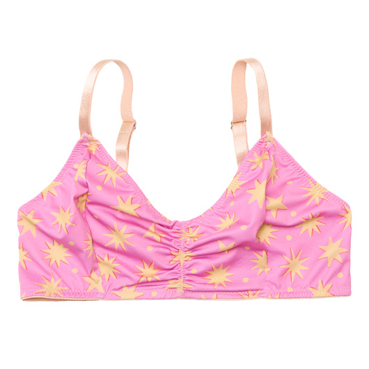 Bralette starry tale lemon rose