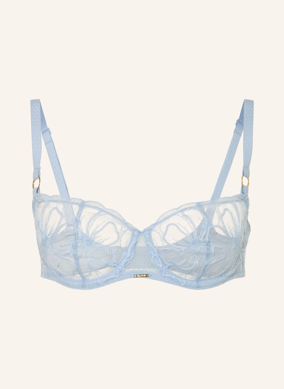 Chantelle Biustonosz Balkonetka Bh Fleurs blau