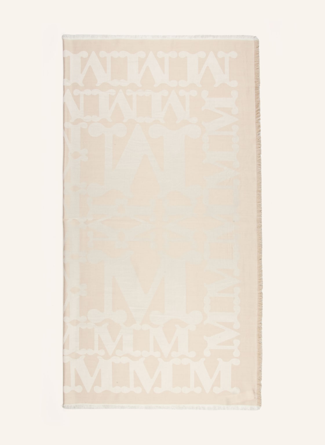 Max Mara Szalik Edro Z Jedwabiem beige