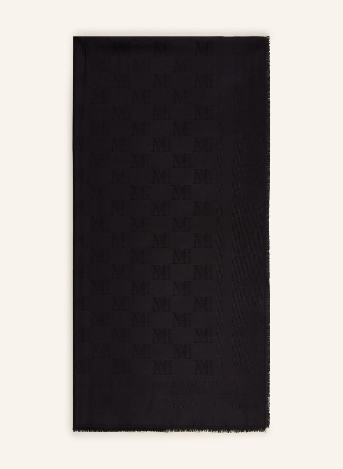 Max Mara Szalik Gelato Z Jedwabiem schwarz
