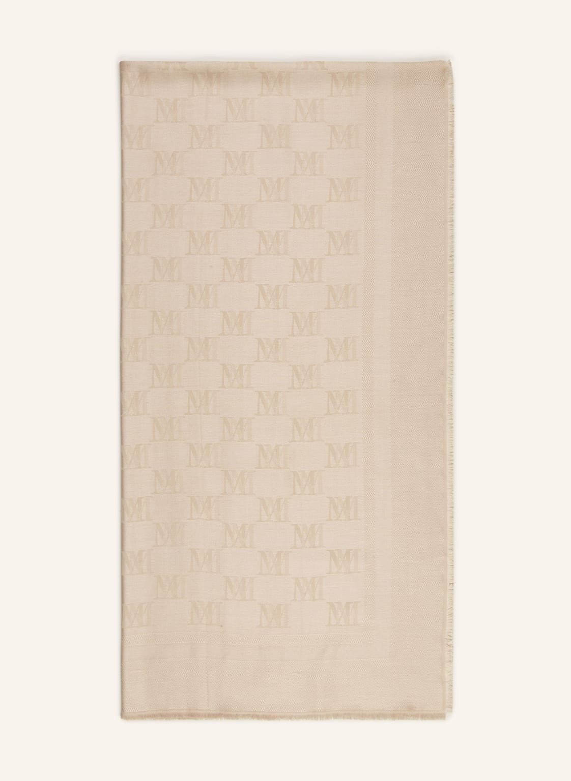 Max Mara Szalik Gelato Z Jedwabiem beige