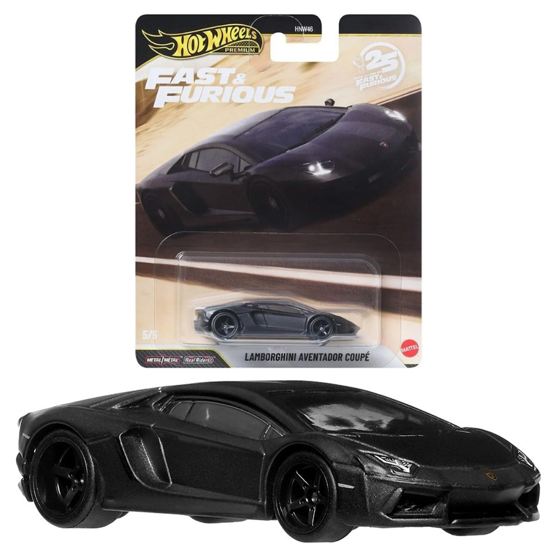 Hot Wheels Premium Fast&Furious Autko Kolekcjonerskie Lamborghini Aventador Coupe JHW77