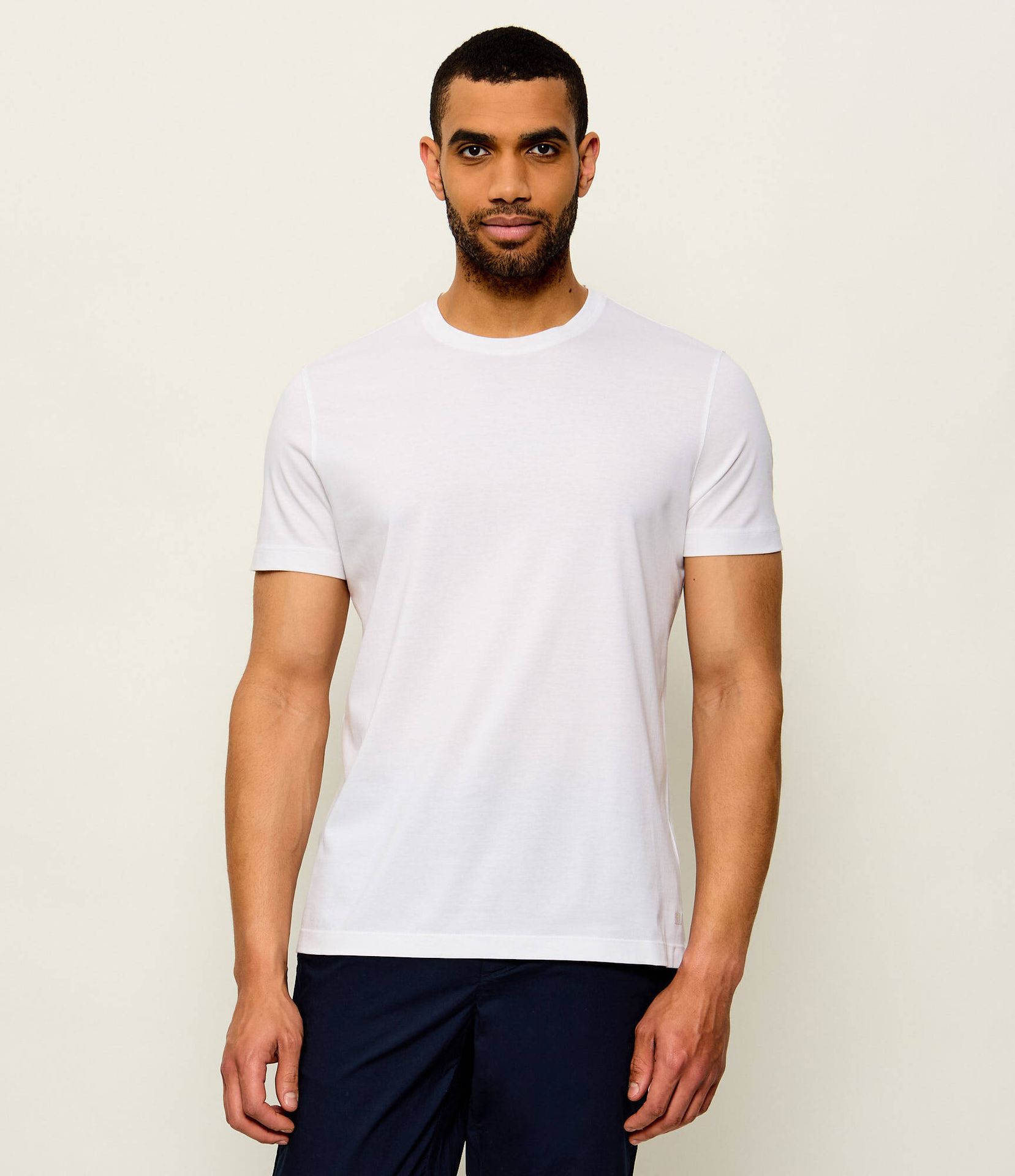 BOSS BLACK T-shirt Boss x David Beckham Taut 75 Regular Fit z dodatkiem jedwabiu